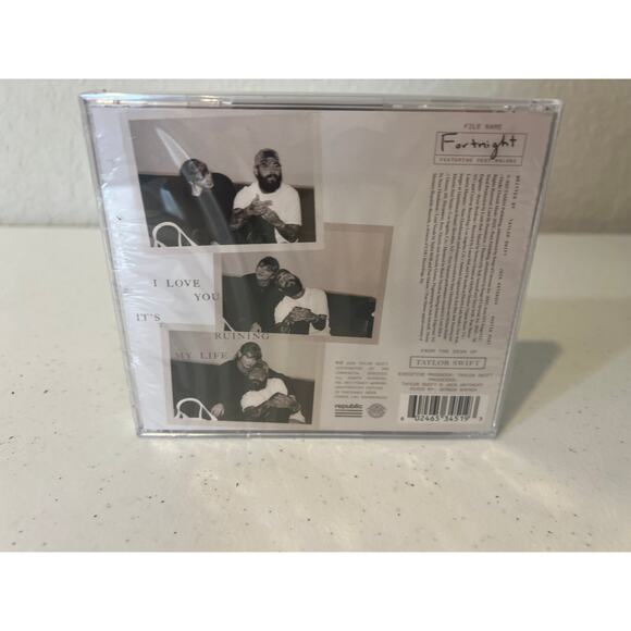 Taylor Swift TTPD The Tortured Poets‎ Department Fortnight Single CD Post Malone - Picture 2 of 4